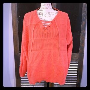 🎈5/$30 Bundled🎈 Coral sweater, like new